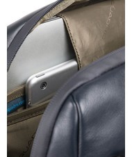 PIQUADRO URBAN Vertikale Aktentasche, 14 "PC-Halterung Blau - Arbeitstaschen - 5