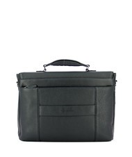 PIQUADRO CAMPIONARIO - MODUS Aktentasche aus Leder f&uuml;r PC 15 " Blau - Arbeitstaschen - 4