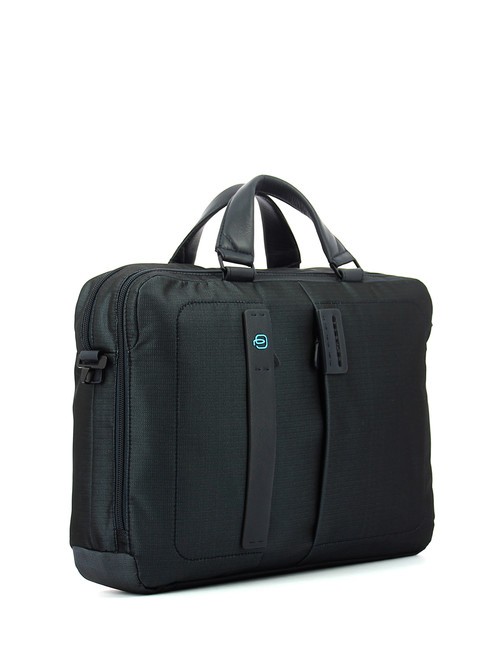 P16 Aktentasche f&uuml;r PC 15,6 "- iPad 10,5" CHEVRON BLAU - Arbeitstaschen
