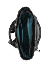 PIQUADRO CORNER SPECIALE GOMMATO  13" PC-Aktentasche/Rucksack Schwarz - Arbeitstaschen - 6