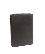 PIQUADRO CAMPIONARIO - BLACK SQUARE A4-Klemmbrett aus Leder dunkelhaarig - Tablettmappe &amp; Organizer - 4