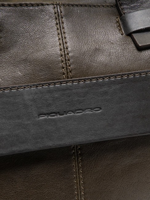 CAMPIONARIO PYRAMID Vertikalordner f&uuml;r PC 14 " GR&Uuml;N - Arbeitstaschen