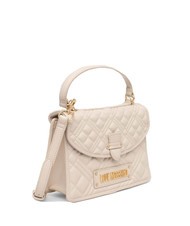 LOVE MOSCHINO QUILTED Aktentasche mit Schultergurt Elfenbein - Damentaschen - 2