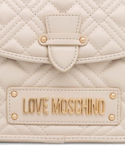 QUILTED Aktentasche mit Schultergurt Elfenbein - Damentaschen