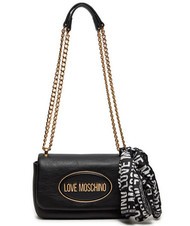 LOVE MOSCHINO FOULARD Mikro-Umh&auml;ngetasche Schwarz - Damentaschen - 3