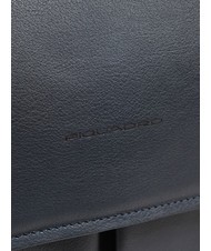 PIQUADRO CAMPIONARIO - DAVID Aktentasche aus Leder f&uuml;r 15,6 "PC Blau - Arbeitstaschen - 4