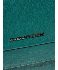 PIQUADRO CAMPIONARIO -  TALLIN Leder-PC-Messenger-Aktentasche 14" GR&Uuml;N - Arbeitstaschen - 3