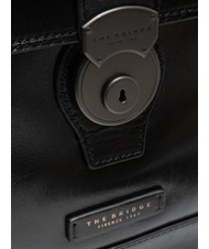 THE BRIDGE NERI  Aktentasche aus Leder schwarz / mattes dunkles Ruthenium - Arbeitstaschen - 4