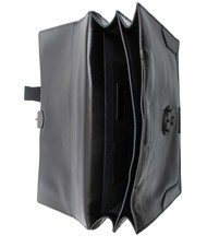 THE BRIDGE NERI  Aktentasche aus Leder schwarz / mattes dunkles Ruthenium - Arbeitstaschen - 5