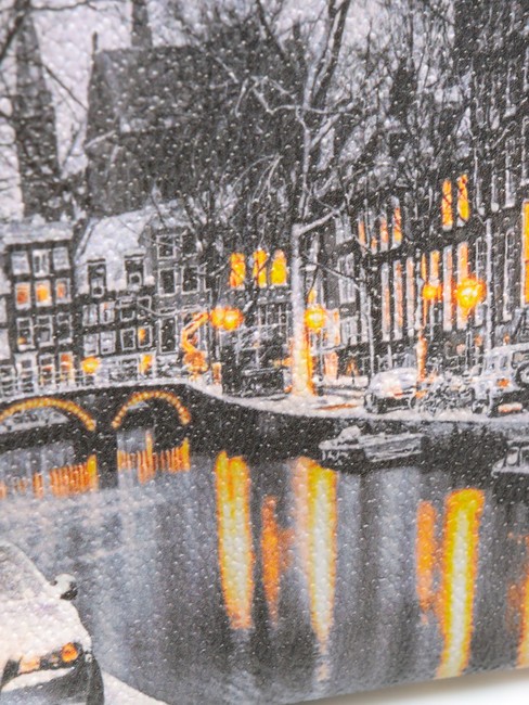 YESBAG Umschlag-Clutch mit Polyserin Amsterdamer Schnee - Damentaschen