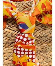 YNOT JAVA Gro&szlig;e Strandtasche aus Stroh orange - Damentaschen - 2