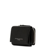 GIANNI CHIARINI WALLETS GRAIN Kleine Geldb&ouml;rse aus genarbtem Leder Schwarz - Brieftaschen Damen - 3