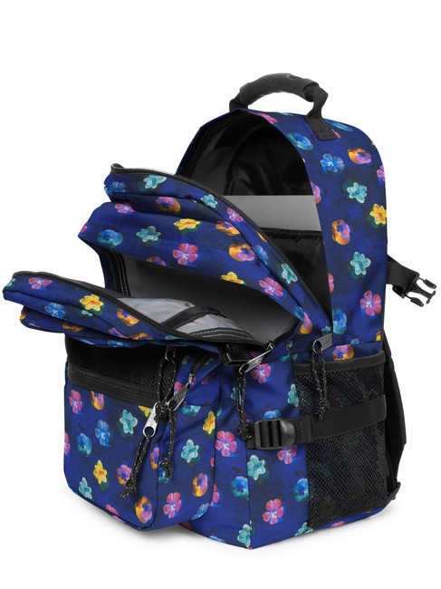 SUPLYER 15,6-Zoll-Laptop-Rucksack Blumenunsch&auml;rfe Marine - Rucks&auml;cke f&uuml;r Schule &amp; Freizeit