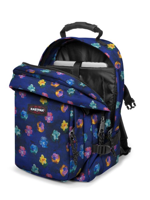 PROVIDER Laptop-Rucksack 15 " Blumenunsch&auml;rfe Marine - Rucks&auml;cke f&uuml;r Schule &amp; Freizeit