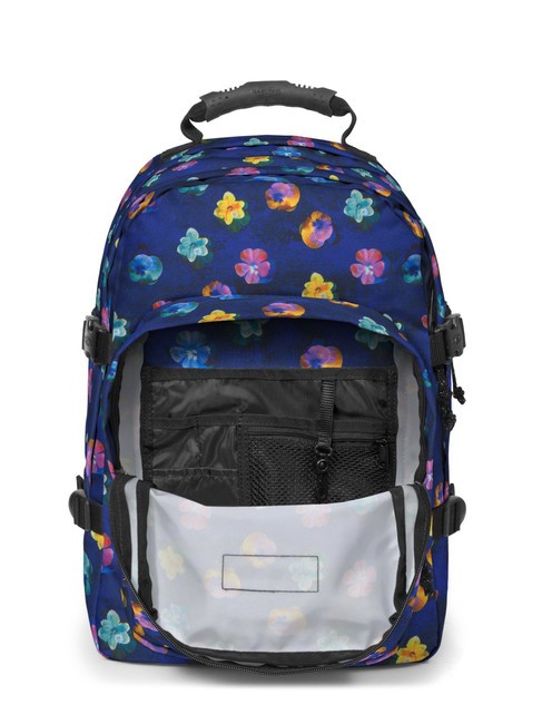 PROVIDER Laptop-Rucksack 15 " Blumenunsch&auml;rfe Marine - Rucks&auml;cke f&uuml;r Schule &amp; Freizeit