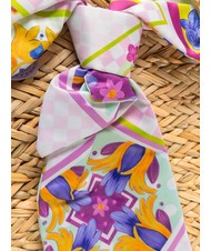 YNOT JAVA Mittelgro&szlig;e Strandtasche aus Stroh lila - Damentaschen - 3