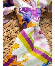 YNOT JAVA Gro&szlig;e Strandtasche aus Stroh lila - Damentaschen - 3