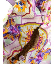 YNOT JAVA Gro&szlig;e Strandtasche aus Stroh lila - Damentaschen - 5