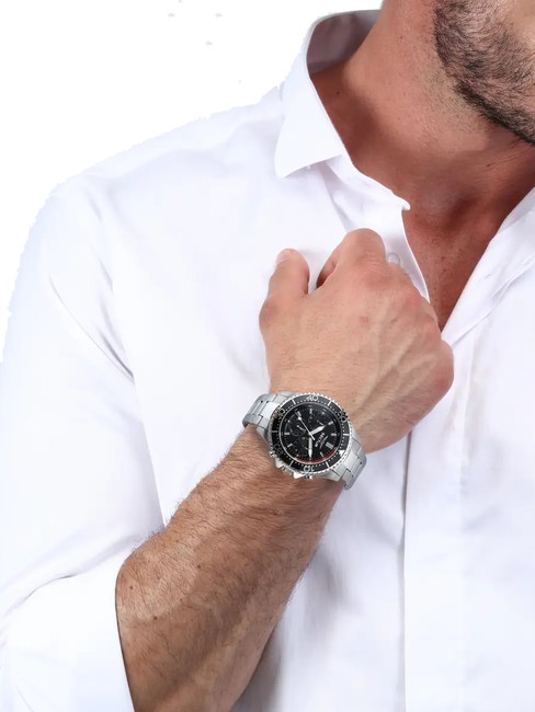 230  Multifunktionsuhr Schwarz - Uhren