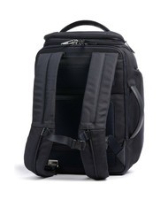 PIQUADRO BRIEF 2 Reiserucksack aus Leder und Stoff - PC-Rucks&auml;cke