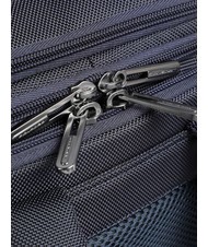 PIQUADRO BRIEF 2 Reiserucksack aus Leder und Stoff Blau - PC-Rucks&auml;cke - 3
