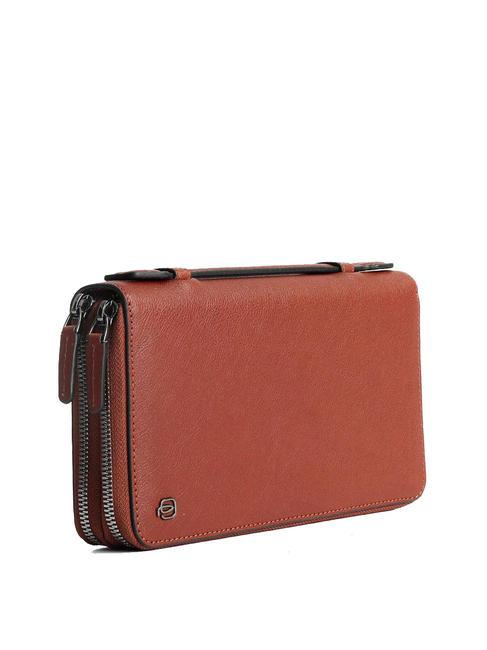 BLACK SQUARE Clutch-Geldb&ouml;rse aus Leder LEDER - Tablettmappe &amp; Organizer