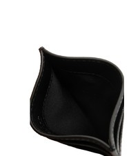 FURLA GARDENIA Kartenetui aus Leder mit Andromeda-Print Schwarz - Brieftaschen Damen - 3