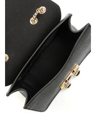 FURLA BELLA  Mini-Umh&auml;ngetasche aus Leder Schwarz - Damentaschen - 6