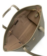 FURLA CLASSIC Shopper-Tasche aus Leder mit Andromeda-Print Salbei - Damentaschen - 6