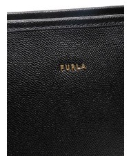 FURLA CLASSIC Shopper-Tasche aus Leder mit Andromeda-Print Schwarz - Damentaschen - 5
