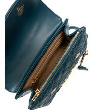 LOVE MOSCHINO QUILTED Aktentasche mit Schultergurt Smaragd - Damentaschen - 5