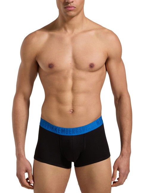 FASHION BICOLOR Set mit 3 Boxershorts wei&szlig;, marineblau, schwarz - Herrenslip