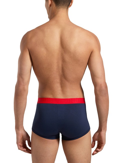 FASHION BICOLOR Set mit 3 Boxershorts wei&szlig;, marineblau, schwarz - Herrenslip