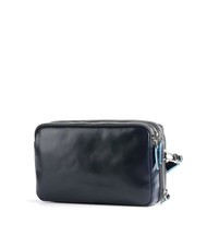 PIQUADRO BLUE SQUARE Organisierte Clutch aus Leder - Tablettmappe &amp; Organizer