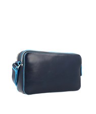 PIQUADRO BLUE SQUARE Clutch aus Leder Blau - Damentaschen - 3