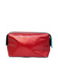 PIQUADRO BLUE SQUARE Ledersch&ouml;nheit ROT - Beauty-Case - 3