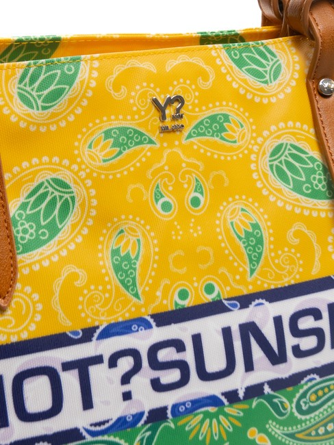 BANDANAS Mittlere Strand-Einkaufstasche Gr&uuml;n - Damentaschen