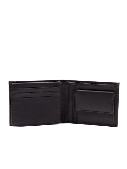 STRIPE Portemonnaie und Geldb&ouml;rse mit Klappe Schwarz - Brieftaschen Herren