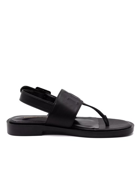 RB Slingback-Flip-Flop-Sandale Schwarz - Damenschuhe