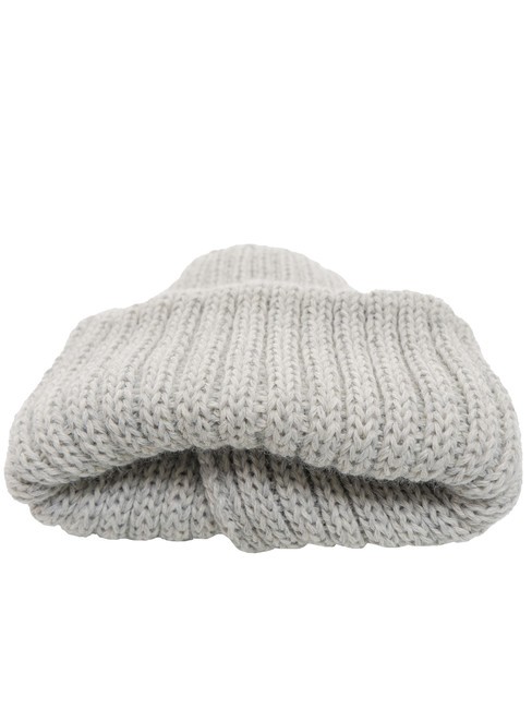 FILM M&uuml;tze aus Wollmischung Melangegrau - M&uuml;tzen/H&uuml;te