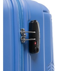 AMERICAN TOURISTER SUNCHASER  Mittlerer Trolley ruhiges Blau - Harte Trolleys - 6