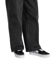 VANS SK8-HI Platform 2.0 Hohe Turnschuhe Schachbrett/Echtwei&szlig; - Schuhe Unisex - 5