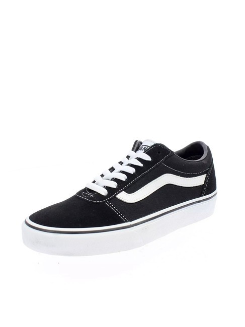 WARD M Canvas-Sneaker wei&szlig; schwarz - Herrenschuhe