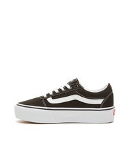VANS WARD PLATFORM Hohe Turnschuhe schwarz wei&szlig; - Damenschuhe - 4
