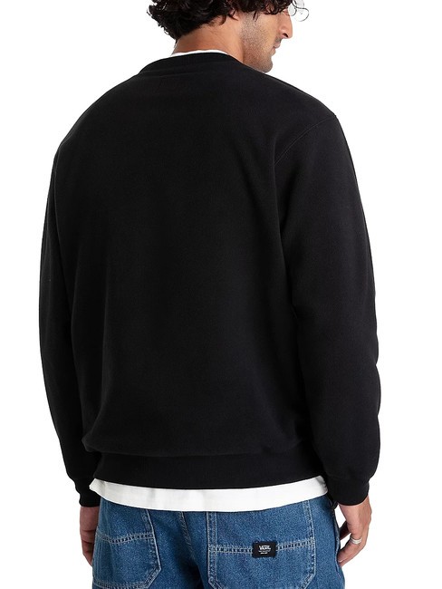 CARLO LOOSE Fleece-Sweatshirt mit Rundhalsausschnitt Schwarz - Herren-T-Shirts