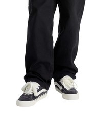 VANS KNU SKOOL Wildleder-Sneaker Schweinswildleder grau - Schuhe Unisex - 5