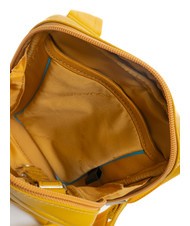 PIQUADRO B&uuml;rste VIBE out, aus geh&auml;mmertem Leder gelb 4 - Umh&auml;ngetaschen Herren - 5