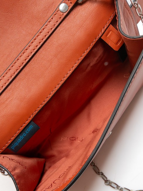 CAMPIONARIO - MUSE Mini-Tasche / Beutel aus Leder ORANGE - Damentaschen