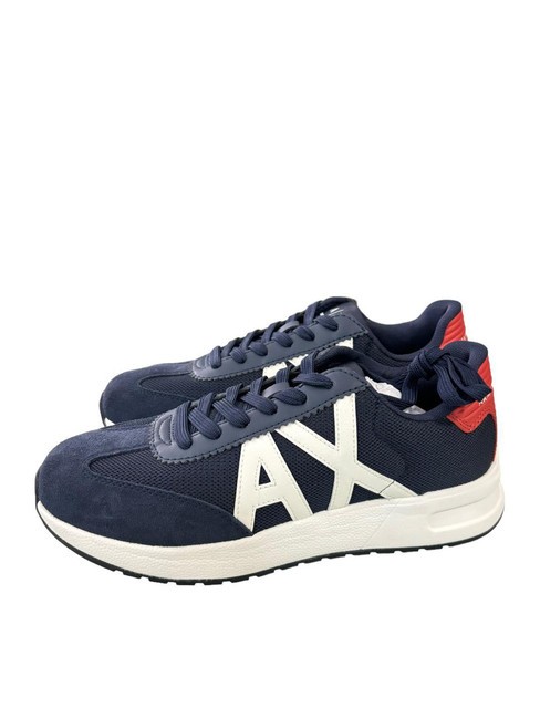 A|X LOGO Turnschuhe marineblau+r&ouml;tlich - Herrenschuhe