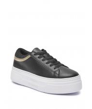 ARMANI EXCHANGE A|X Platform Keilsneaker Schwarz Schwarz - Damenschuhe - 2